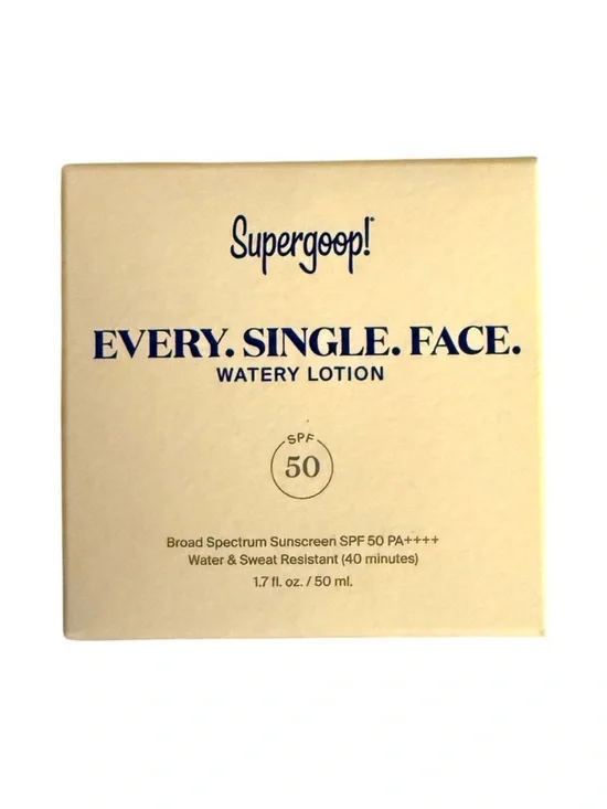 Supergoop! Every. Single. Face. Watery Lotion Sunscreen SPF 50, 1.7 fl oz/ 50 ml - Picture 9 of 13